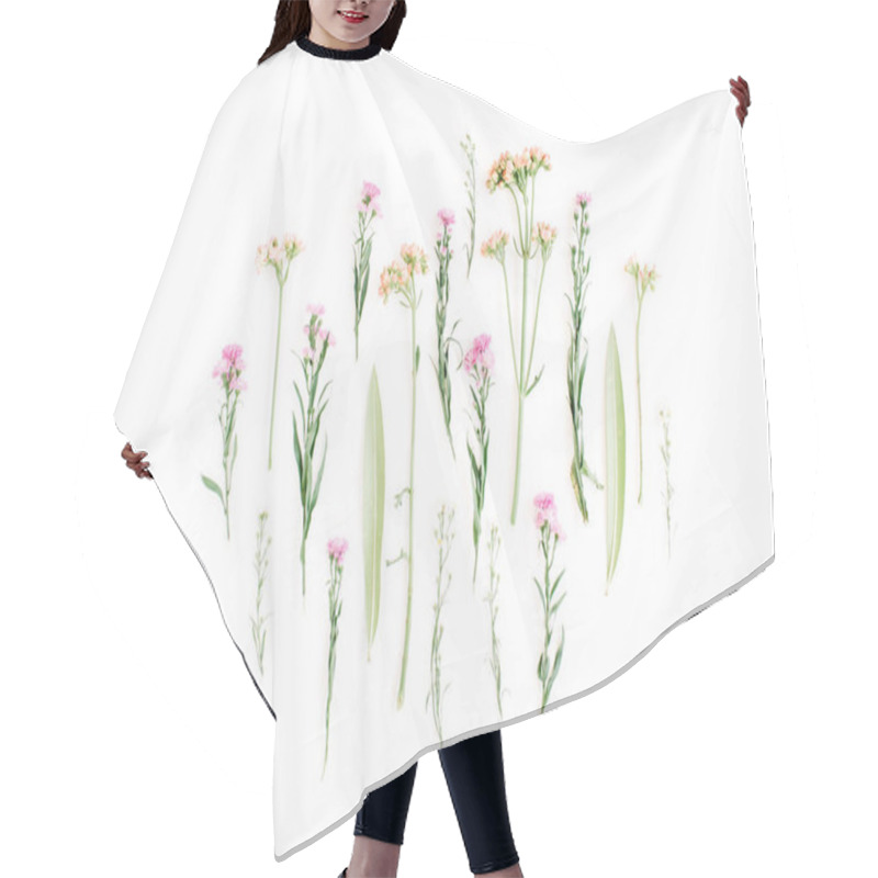 Personality  Creative Wildflowers Arrangement Hair Cutting Cape