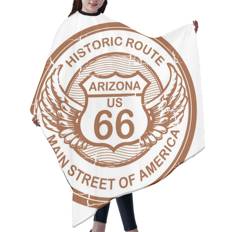 Personality  Historic Route 66, Arizona Hair Cutting Cape