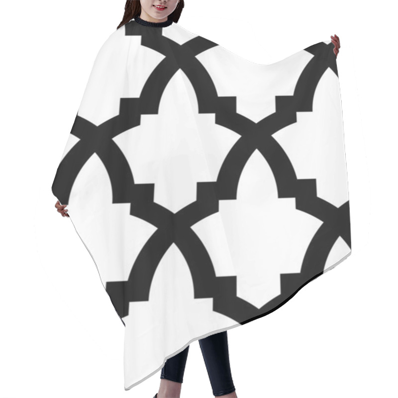 Personality  Seamless Arab Mosaic Hair Cutting Cape