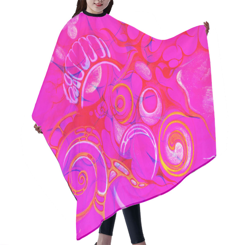 Personality  Abstract Pattern Hair Cutting Cape