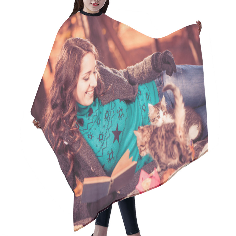 Personality  Playful Fall Forest Scenic Hair Cutting Cape