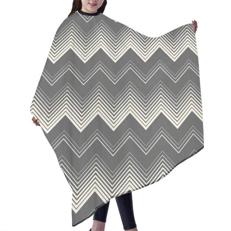 Personality  Vector Regular Texture. Minimal Geometric Stripe Wallpaper Hair Cutting Cape