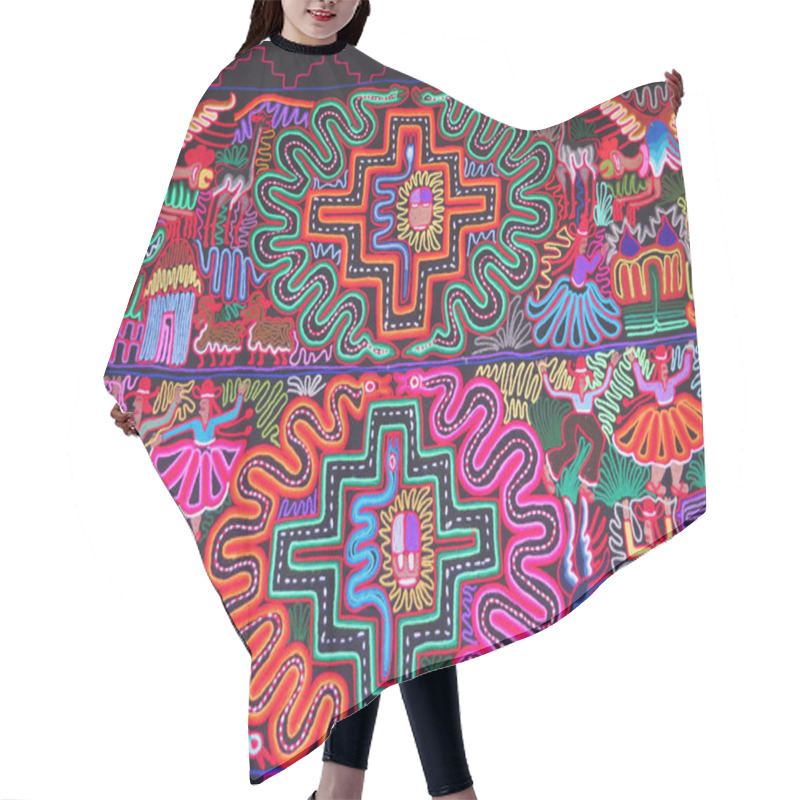 Personality  Peruvian Hand Made Woolen Fabric Hair Cutting Cape