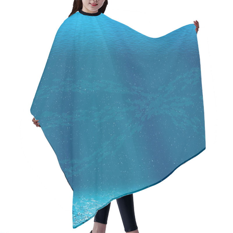 Personality  Underwater Scene Hair Cutting Cape