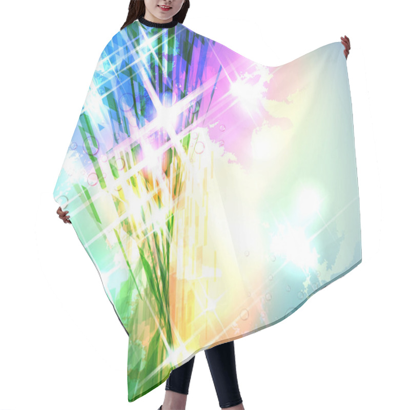 Personality  Abstract Background Hair Cutting Cape