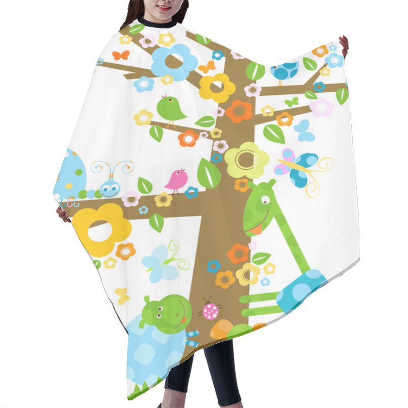 Personality  Wild Life Hair Cutting Cape