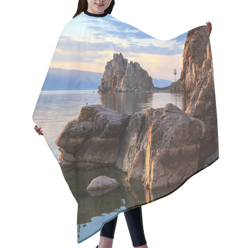 Personality  Lake Baikal. Summer Day Hair Cutting Cape