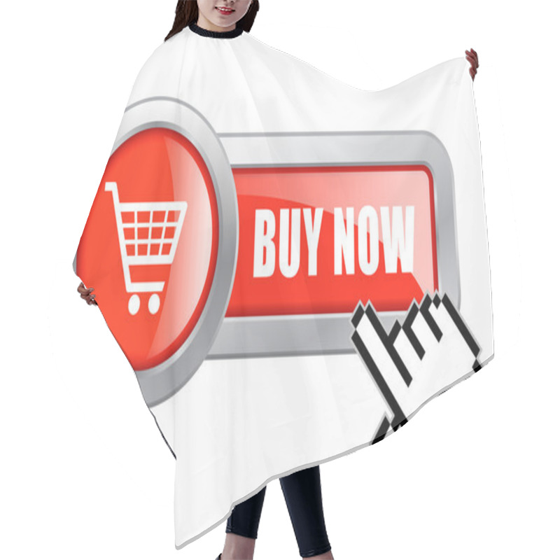 Personality  Buy Now Button Hair Cutting Cape