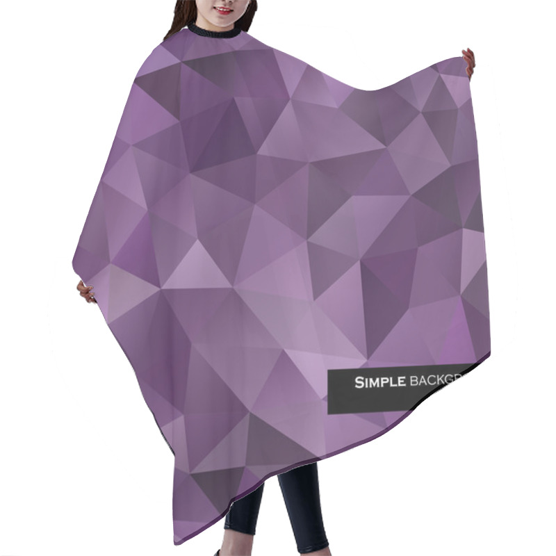 Personality  Abstract Geometric Background Hair Cutting Cape