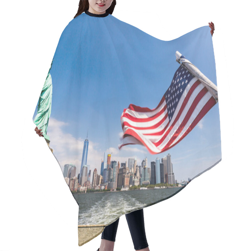 Personality  New York, Downtown Manhattan Hair Cutting Cape