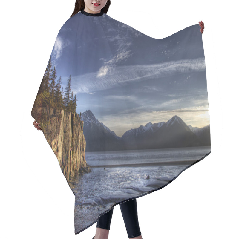 Personality  Low Tide In The Turnagain Arm Alaska Hair Cutting Cape