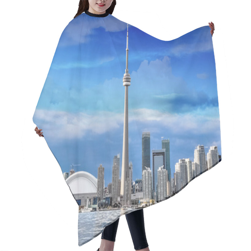 Personality  Toronto City Skyline Hair Cutting Cape