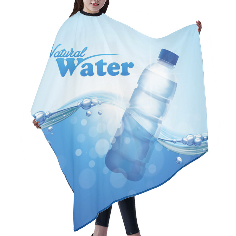 Personality  Natural Water Bottle Hair Cutting Cape