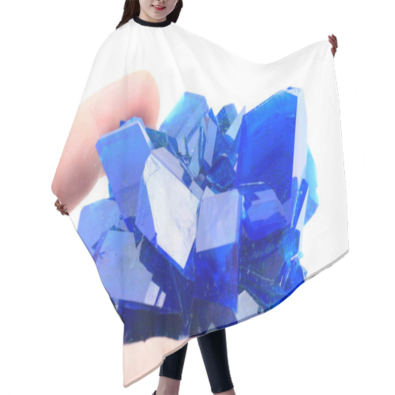 Personality  Blue Vitriol Mineral Hair Cutting Cape