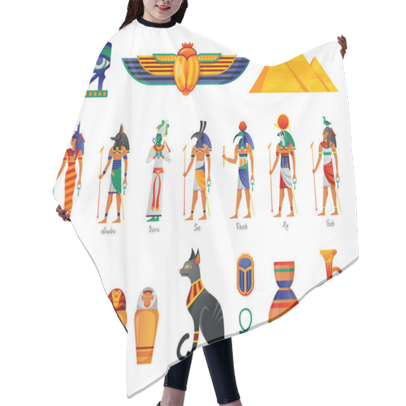 Personality  Ancient Egypt Set Hair Cutting Cape