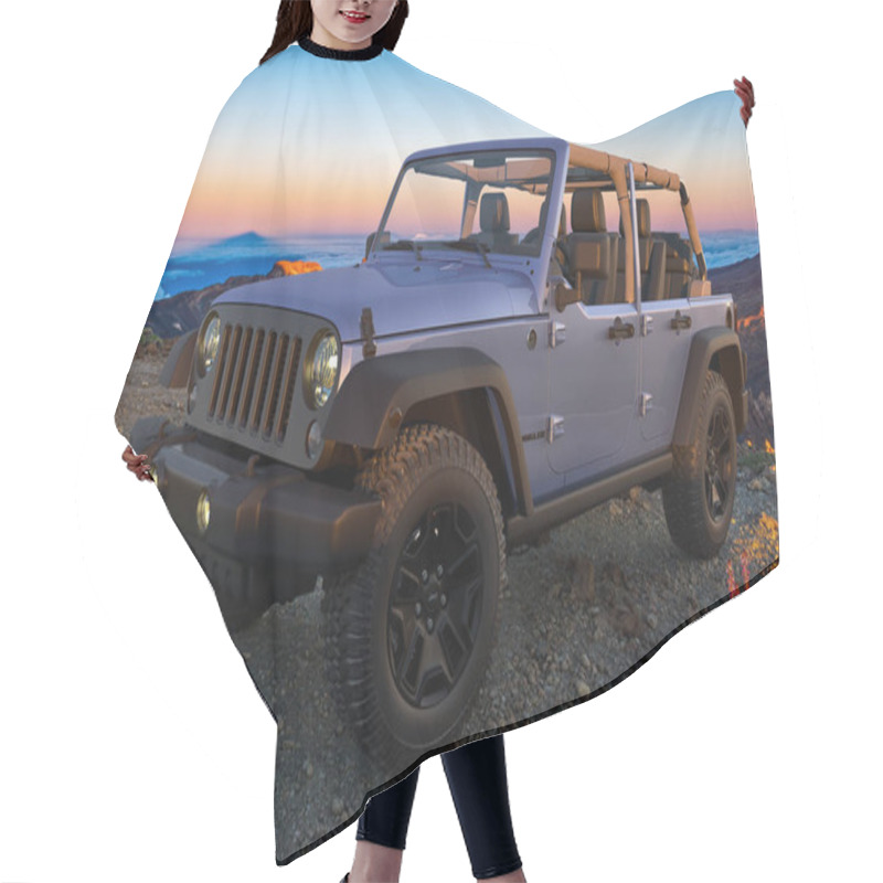 Personality  Jeep Wrangler Willys Wheeler Edition Hair Cutting Cape