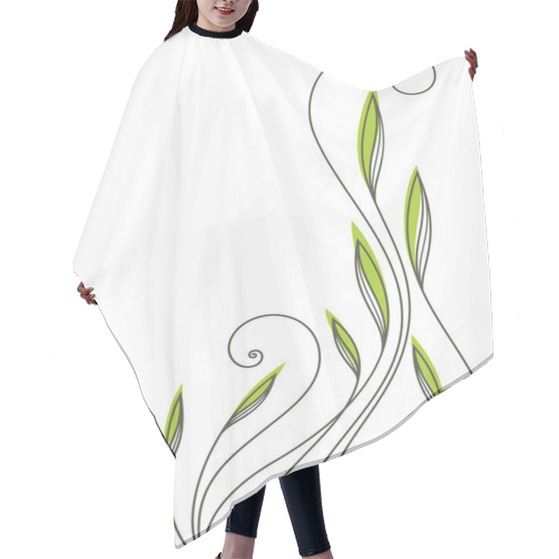 Personality  Floral Pattern Hair Cutting Cape