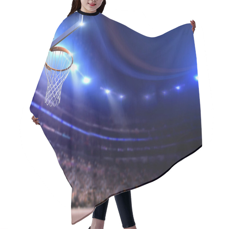 Personality  Basketball Arena,background Hair Cutting Cape