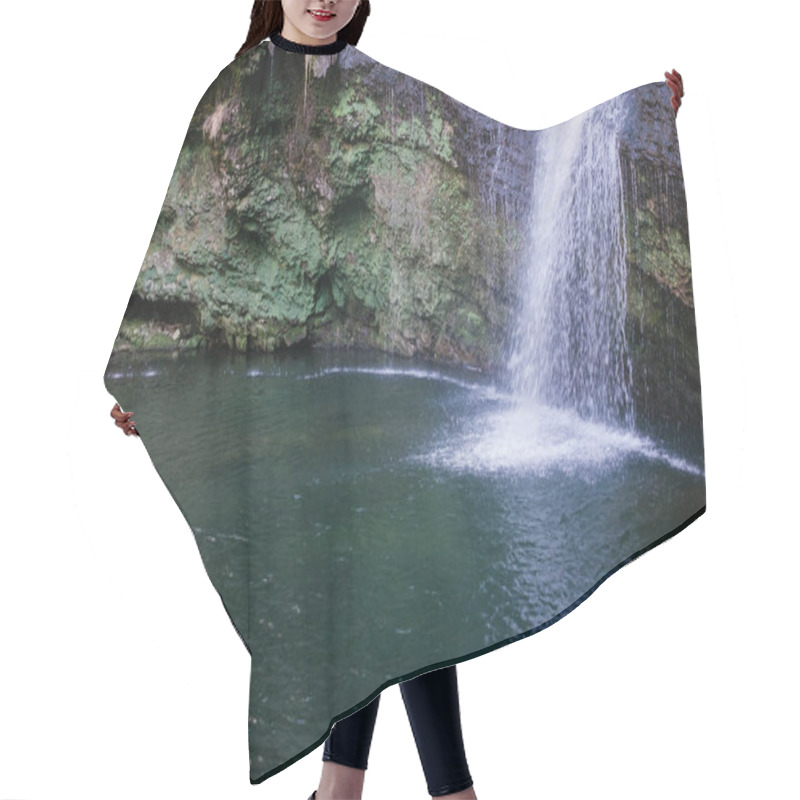 Personality  Waterfall Fermona, Ferrera, Varese, Italy Hair Cutting Cape