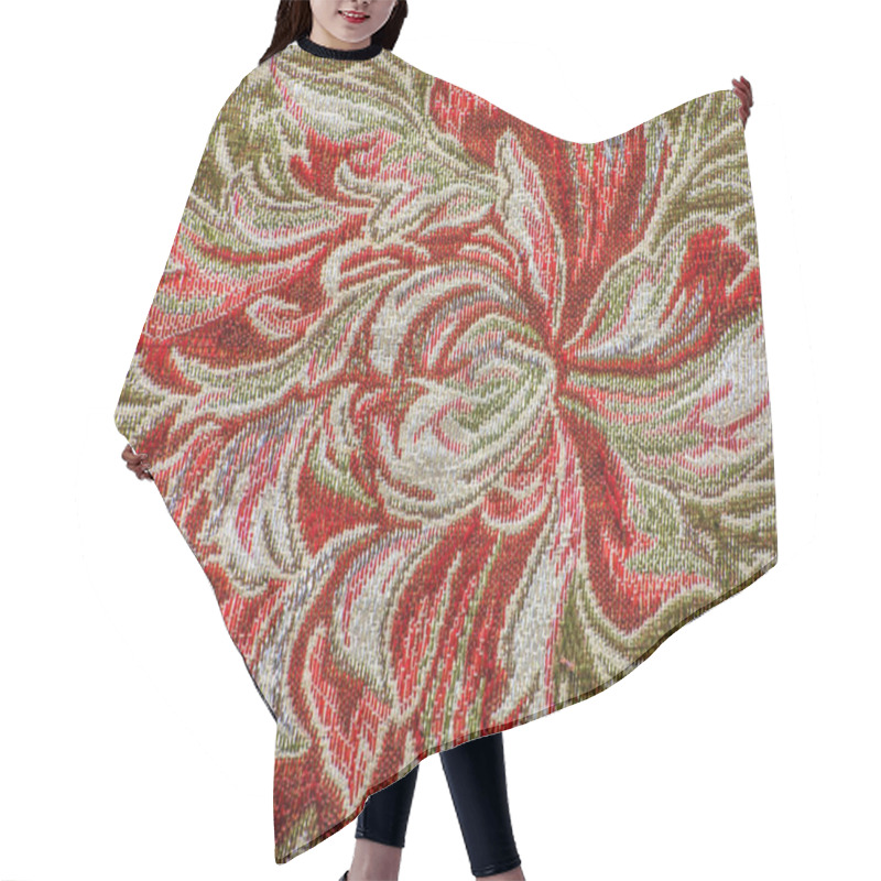 Personality  Retro Textile, Texture With Flower Pattern, Background Hair Cutting Cape