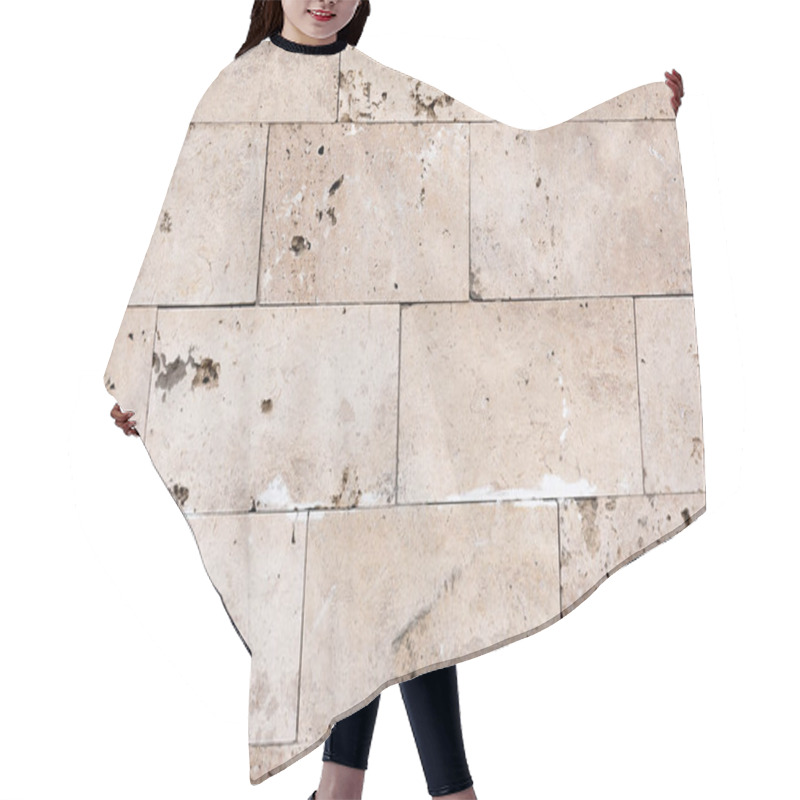 Personality  Light Stone Bricks Texture Background Hair Cutting Cape