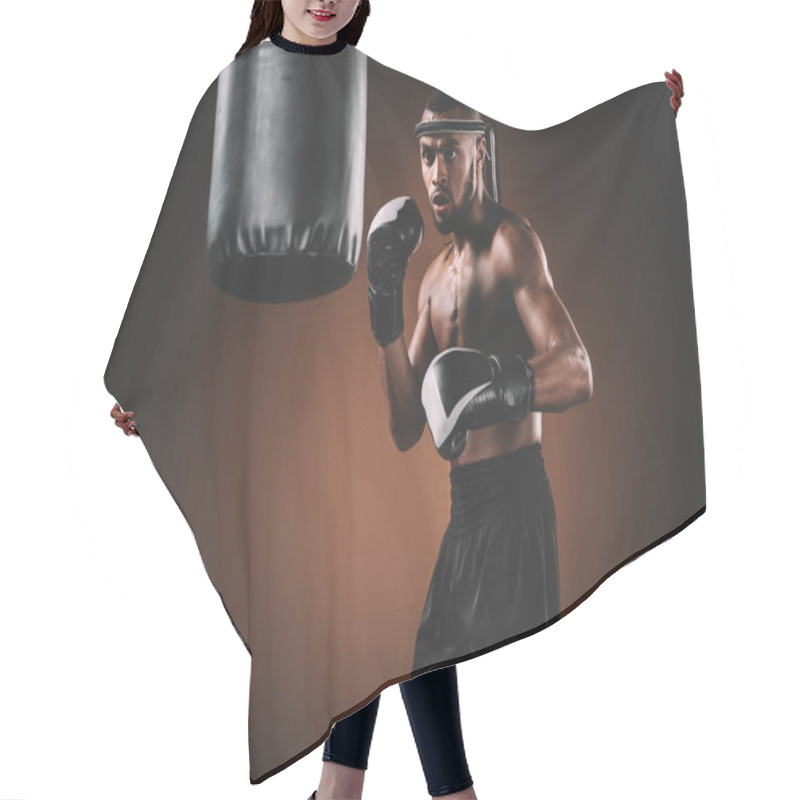 Personality  Muay Thai Athlete Training  Hair Cutting Cape