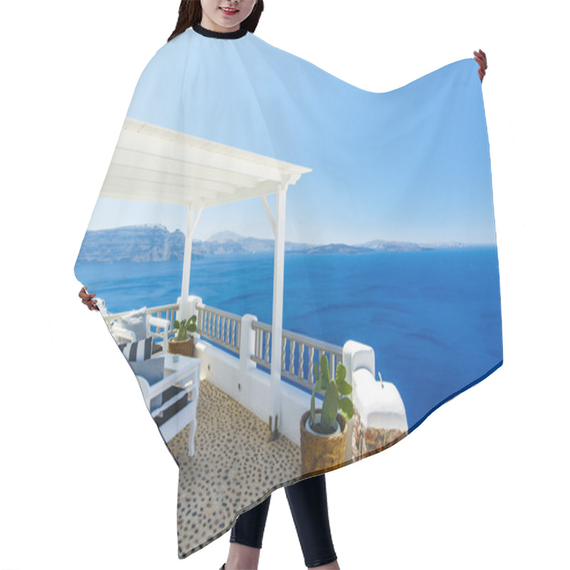 Personality  Oia Typical View Hair Cutting Cape