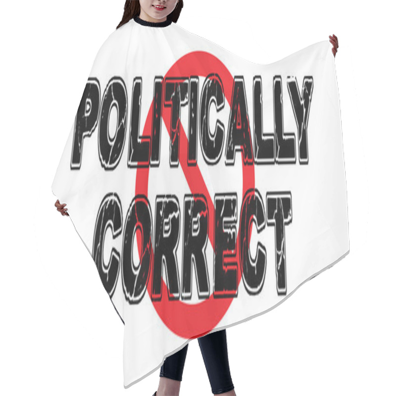 Personality  Ban The Politically Correct Hair Cutting Cape