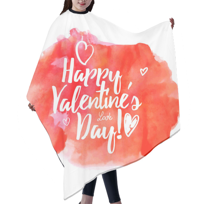 Personality  Happy Valentine's Day Hair Cutting Cape