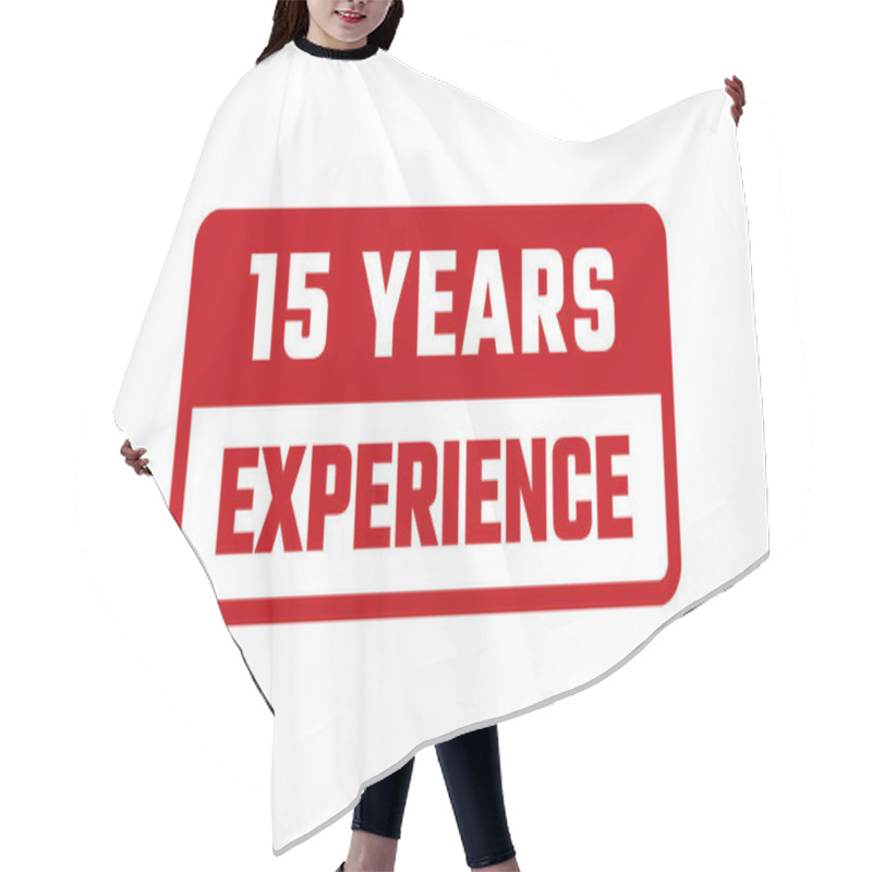 Personality  15 Years Experience Rubber Stamp Hair Cutting Cape