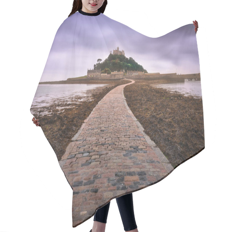 Personality  St Michael's Mount In The Moening, Cornwall, United Kingdom Hair Cutting Cape