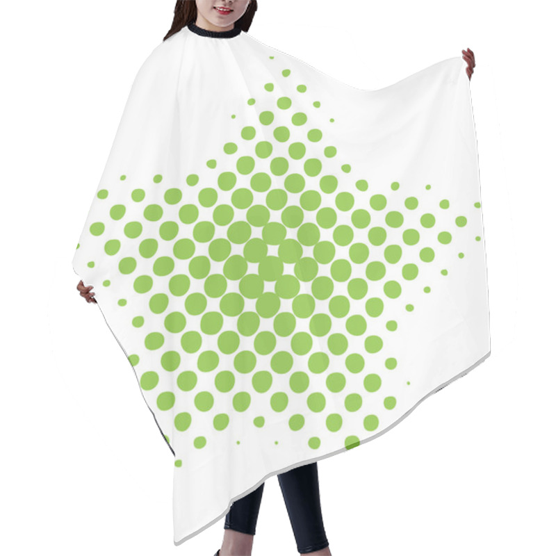 Personality  Halftone Star Hair Cutting Cape