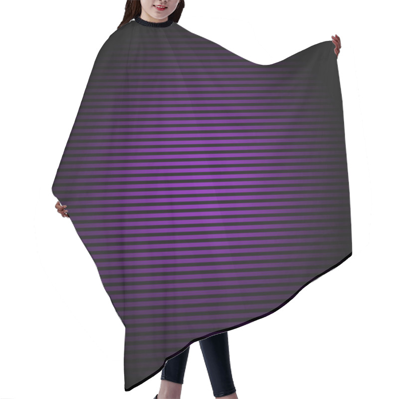 Personality  Purple Lines,abstract Background Hair Cutting Cape