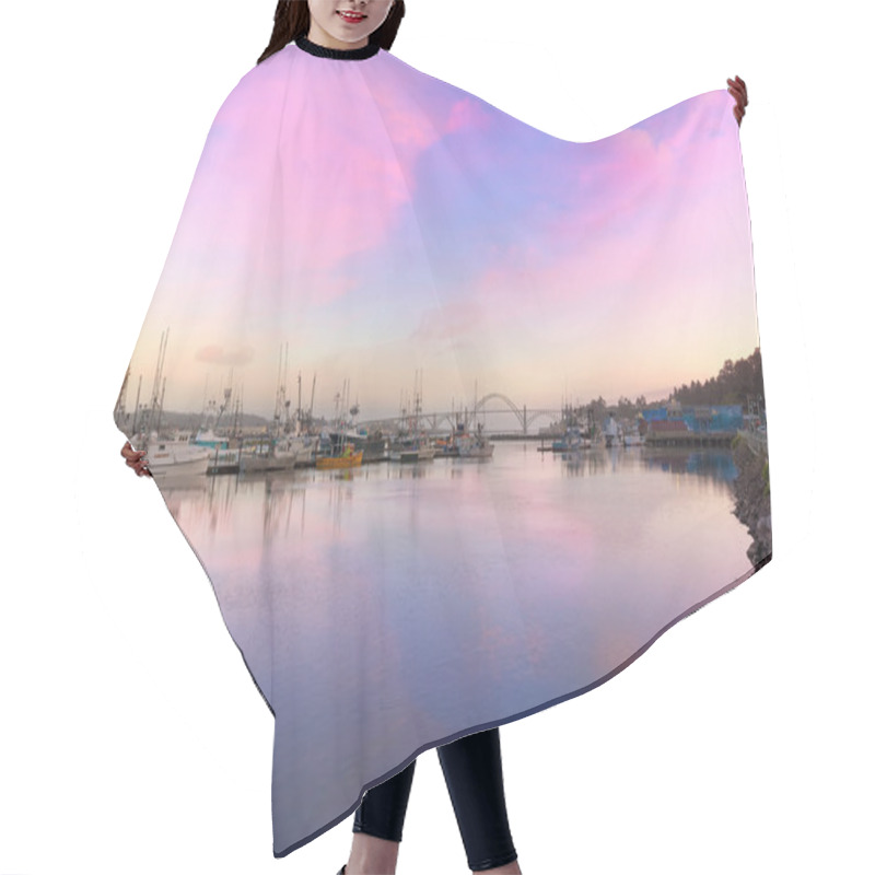 Personality  Newport Oregon Sunset Hair Cutting Cape