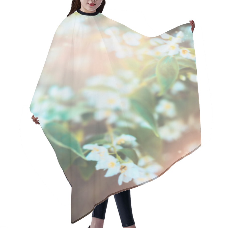 Personality  Spring Nature Blurred Background Hair Cutting Cape