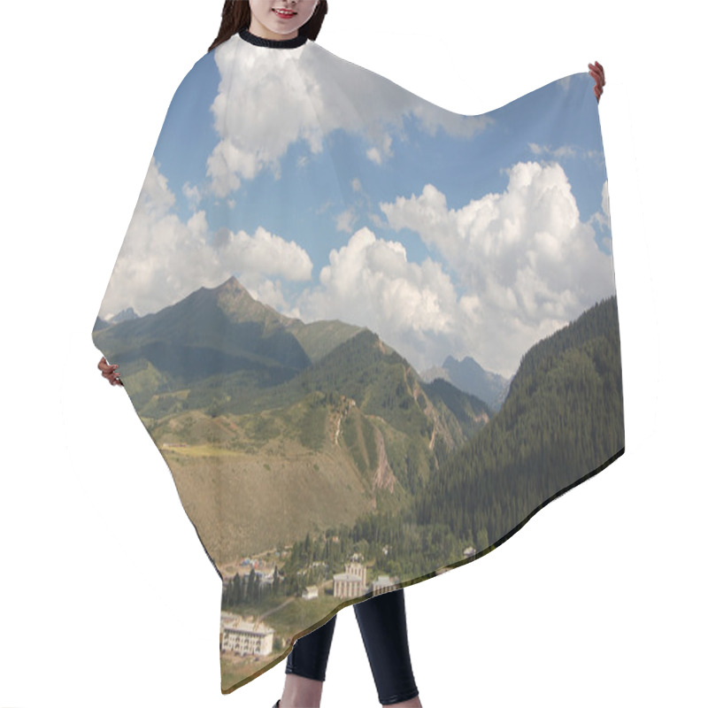 Personality  Building Among Mountains Hair Cutting Cape