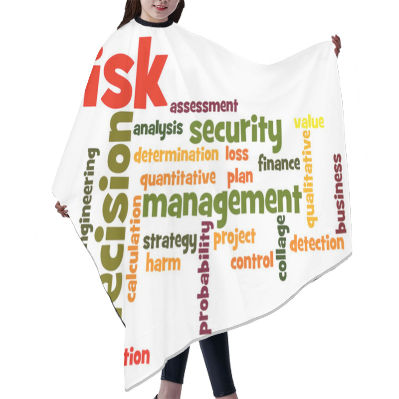 Personality  Risk Word Cloud Hair Cutting Cape