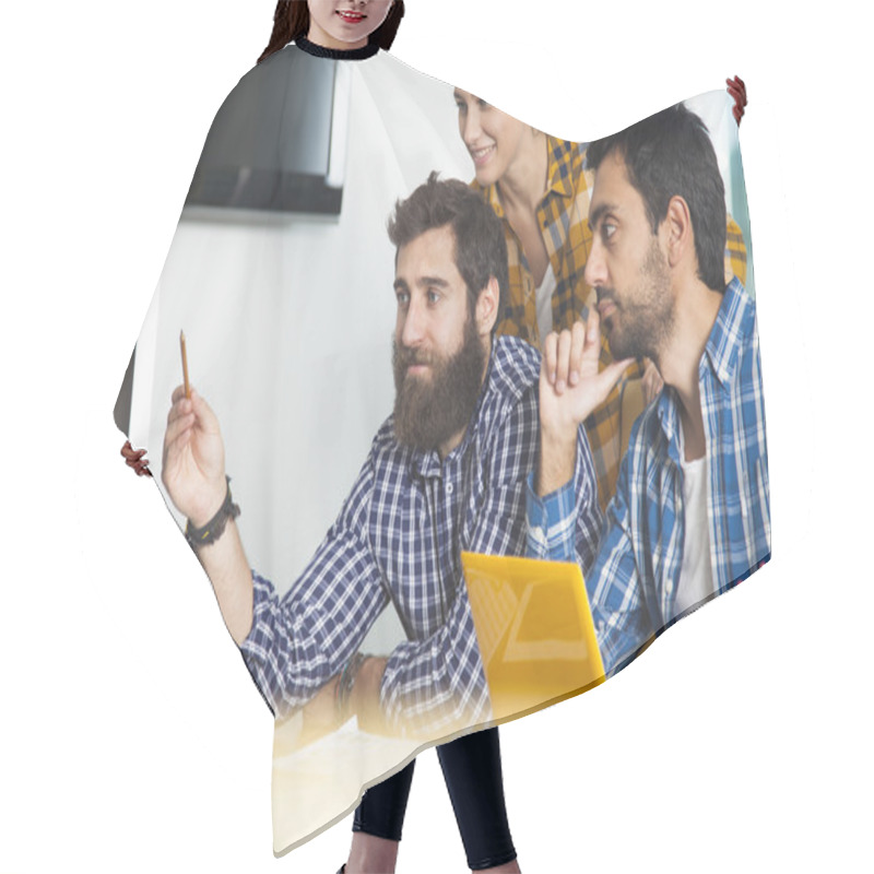 Personality  Start-up Team Hair Cutting Cape