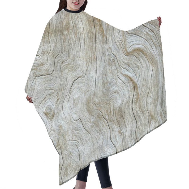 Personality  Close-up Of Intricate Wooden Texture Featuring Natural Curves And Patterns. Hair Cutting Cape