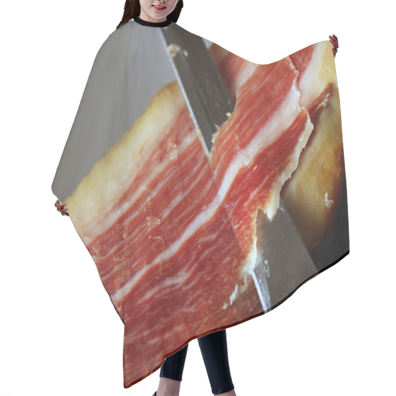 Personality  Court Of A Typical Jamon Iberico Ham From Spain Hair Cutting Cape