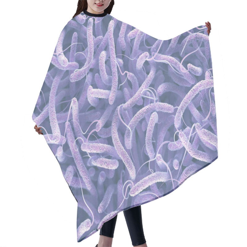 Personality  Vibrio Cholerae Bacteria Hair Cutting Cape