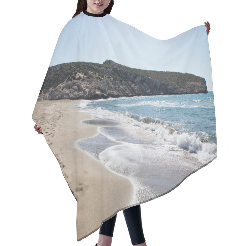 Personality  Sandy Beach Hair Cutting Cape