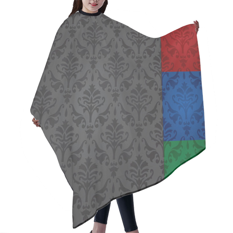 Personality  Seamless Pattern (vector) Hair Cutting Cape