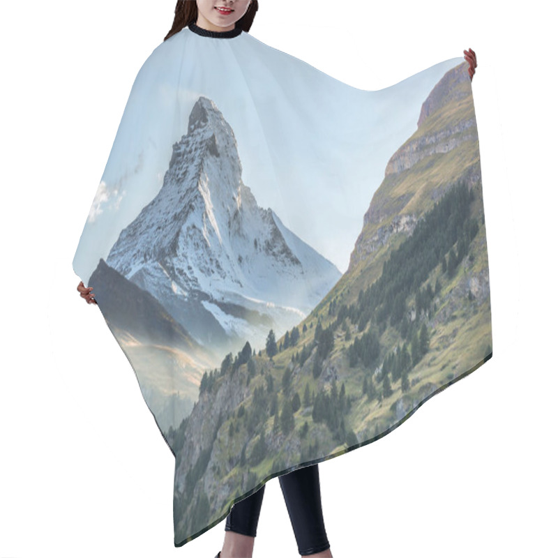 Personality  Matterhorn Against Sunset In Swiss Alps, Zermatt Area, Switzerland Hair Cutting Cape