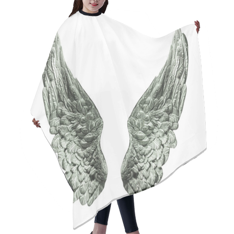 Personality  Silver Wings Isolated Hair Cutting Cape