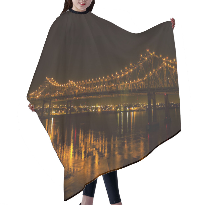 Personality  Mississippi River Bridge Hair Cutting Cape