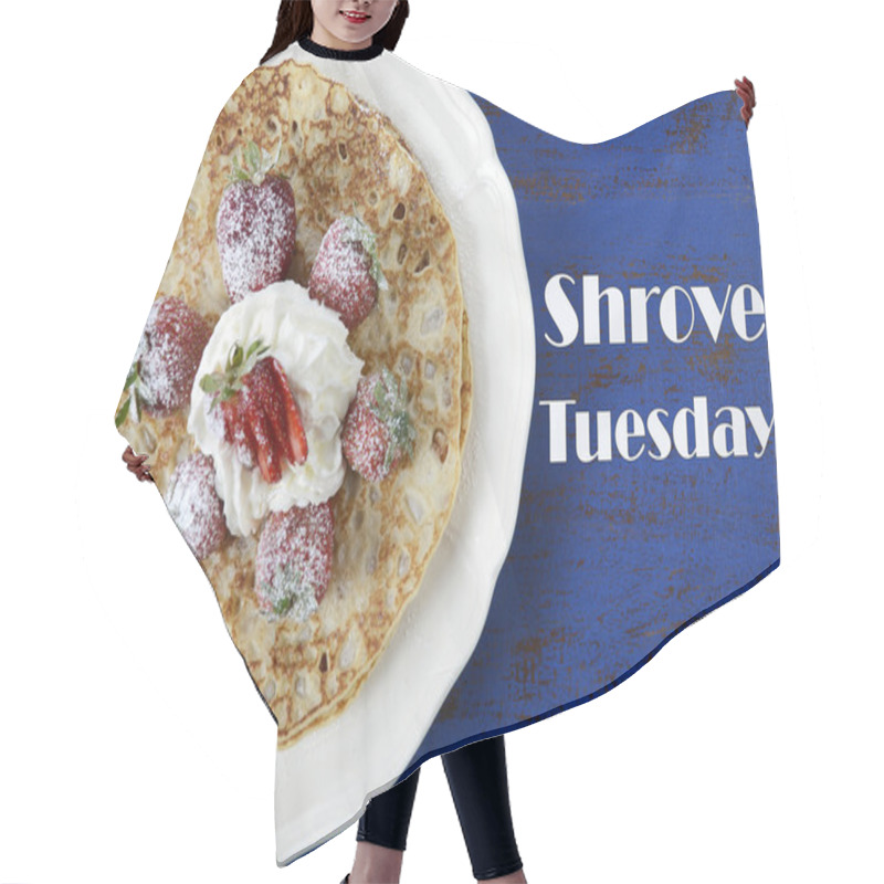 Personality  Shrove Tuesday Pancakes Hair Cutting Cape