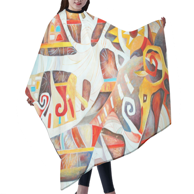 Personality  Abstraction Hair Cutting Cape