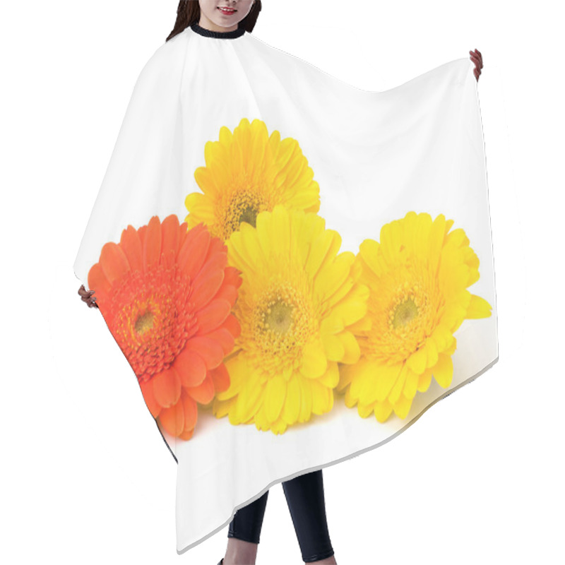 Personality  Beautiful Daisy Gerbera Flowers Hair Cutting Cape