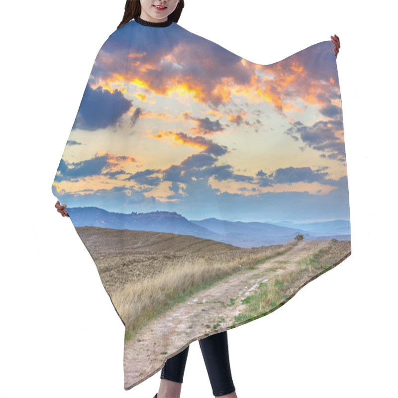 Personality  Tuscany Landscape Hair Cutting Cape